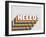 Hello Vibes-Tom Frazier-Framed Art Print