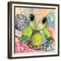 Hello World Baby Owl-Wyanne-Framed Giclee Print