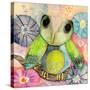 Hello World Baby Owl-Wyanne-Stretched Canvas