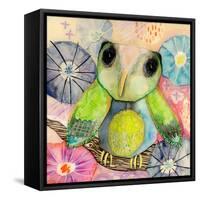 Hello World Baby Owl-Wyanne-Framed Stretched Canvas