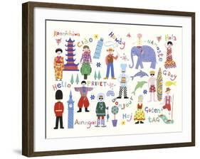 Hello World!-Kate Mawdsley-Framed Giclee Print