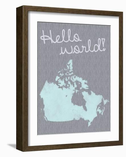 Hello World-Lauren Gibbons-Framed Art Print