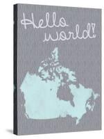 Hello World-Lauren Gibbons-Stretched Canvas
