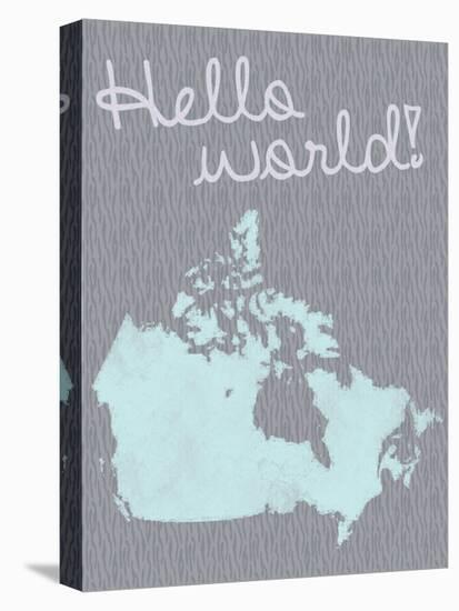 Hello World-Lauren Gibbons-Stretched Canvas