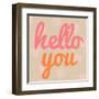 Hello You Polka Dot-Lola Bryant-Framed Art Print