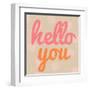 Hello You Polka Dot-Lola Bryant-Framed Art Print