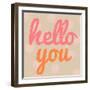 Hello You Polka Dot-Lola Bryant-Framed Art Print