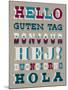 Hello-Tom Frazier-Mounted Giclee Print