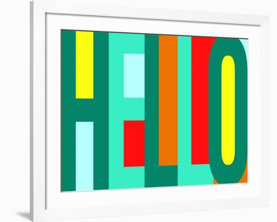 Hello-PI Studio-Framed Art Print