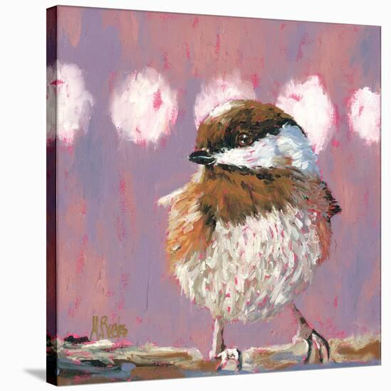 Hellow Chickadee-Molly Reeves-Stretched Canvas