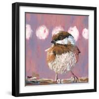 Hellow Chickadee-Molly Reeves-Framed Photographic Print