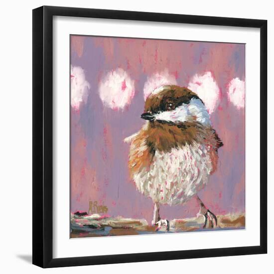 Hellow Chickadee-Molly Reeves-Framed Photographic Print