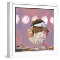 Hellow Chickadee-Molly Reeves-Framed Photographic Print