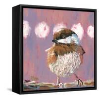 Hellow Chickadee-Molly Reeves-Framed Stretched Canvas