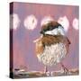 Hellow Chickadee-Molly Reeves-Stretched Canvas