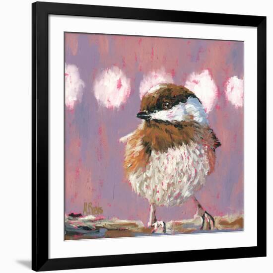 Hellow Chickadee-Molly Reeves-Framed Photographic Print