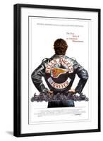 HELLS ANGELS FOREVER, poster art, 1983, ©RKR/courtesy Everett Collection-null-Framed Art Print