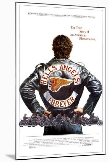 HELLS ANGELS FOREVER, poster art, 1983, ©RKR/courtesy Everett Collection-null-Mounted Art Print