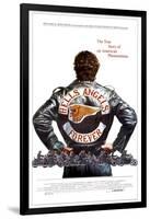 HELLS ANGELS FOREVER, poster art, 1983, ©RKR/courtesy Everett Collection-null-Framed Art Print