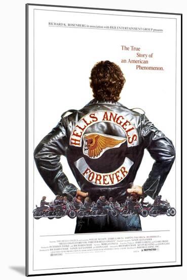 HELLS ANGELS FOREVER, poster art, 1983, ©RKR/courtesy Everett Collection-null-Mounted Premium Giclee Print