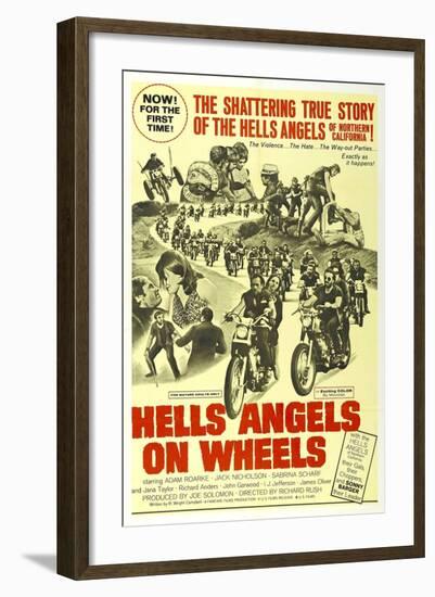 HELLS ANGELS ON WHEELS, 1967-null-Framed Art Print