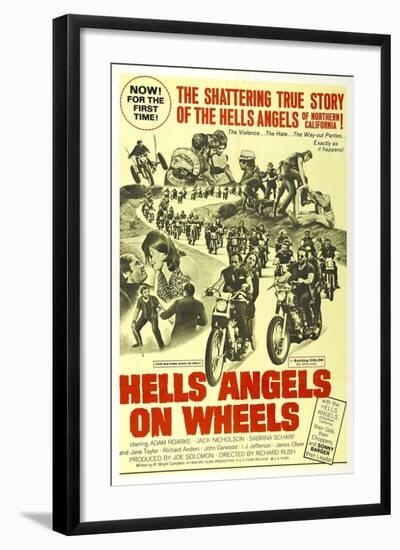 HELLS ANGELS ON WHEELS, 1967-null-Framed Art Print