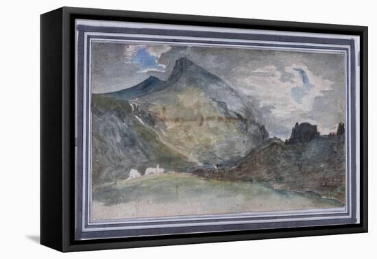 Hellvellyn, 1806-John Constable-Framed Stretched Canvas