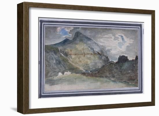 Hellvellyn, 1806-John Constable-Framed Giclee Print