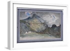 Hellvellyn, 1806-John Constable-Framed Giclee Print