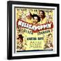 Hellzapoppin', Ole Olsen, Chic Johnson, Martha Raye, Hugh Herbert, Mischa Auer on Window Card, 1941-null-Framed Photo