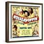 Hellzapoppin', Ole Olsen, Chic Johnson, Martha Raye, Hugh Herbert, Mischa Auer on Window Card, 1941-null-Framed Photo