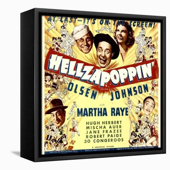 Hellzapoppin'-null-Framed Stretched Canvas