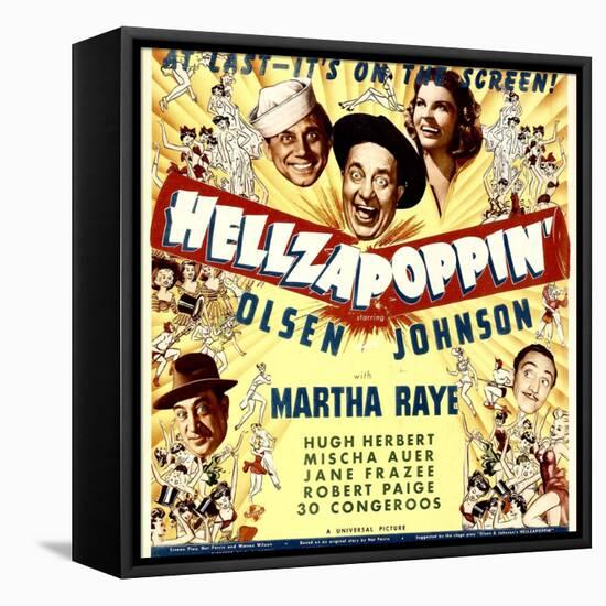 Hellzapoppin'-null-Framed Stretched Canvas