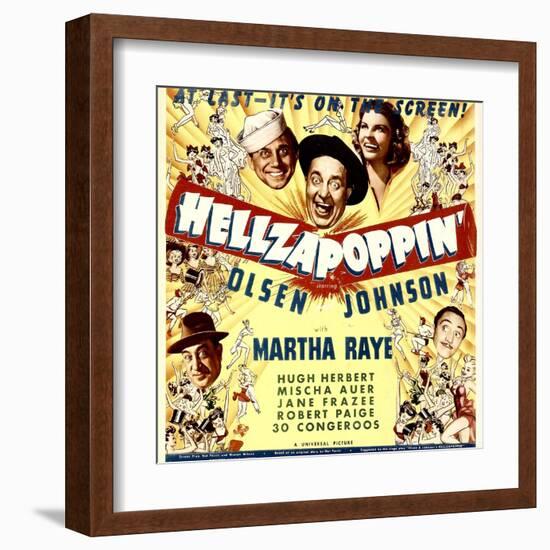 Hellzapoppin'-null-Framed Art Print