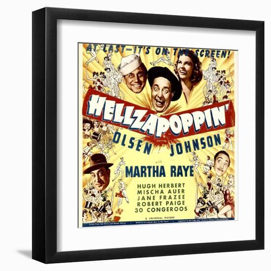 Hellzapoppin'-null-Framed Art Print