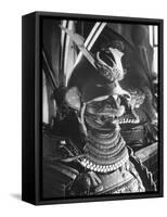 Helmet from Japanese Samurai Suit-Fritz Goro-Framed Stretched Canvas