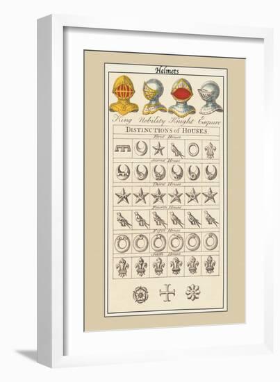 Helmets and Distinction of Houses-Hugh Clark-Framed Art Print