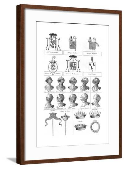 Helmets, Crowns, Banners..--Framed Giclee Print