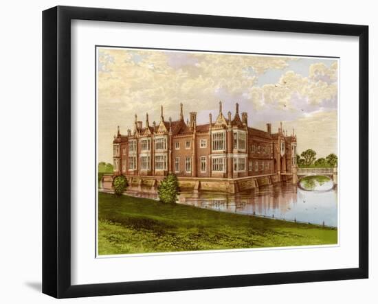 Helmingham Hall, Suffolk, Home of Baron Tollemache, C1880-AF Lydon-Framed Giclee Print