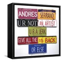 Helms Serrano-Gregory Constantine-Framed Stretched Canvas