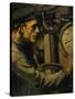 Helmsman of Submarine, Print, 20th Century-null-Stretched Canvas
