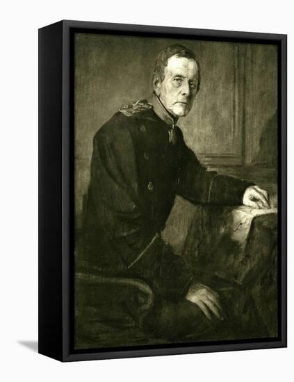 Helmuth von Moltke the Elder-Franz Seraph von Lenbach-Framed Stretched Canvas