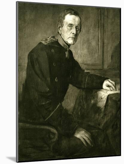 Helmuth von Moltke the Elder-Franz Seraph von Lenbach-Mounted Giclee Print