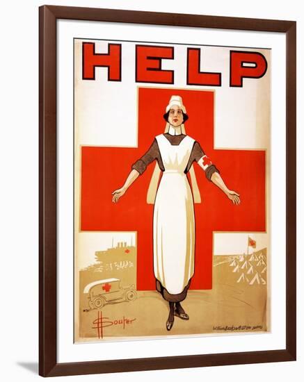 Help, 1918-D. H. Souter-Framed Giclee Print