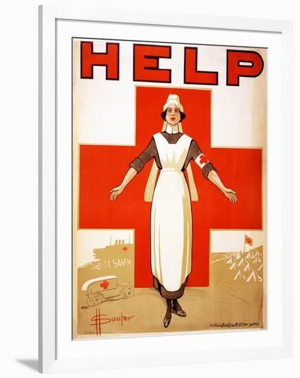 Help, 1918-D. H. Souter-Framed Giclee Print