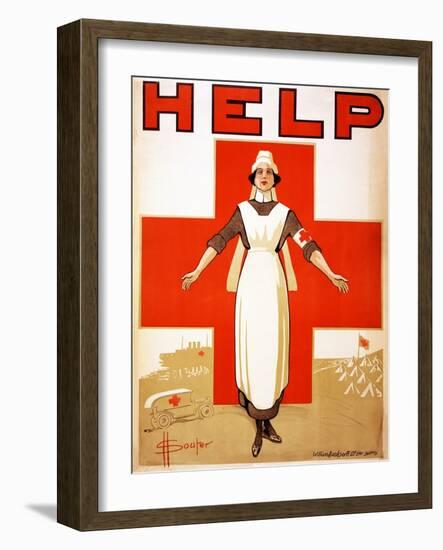 Help, 1918-D. H. Souter-Framed Giclee Print