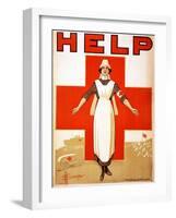 Help, 1918-D. H. Souter-Framed Giclee Print