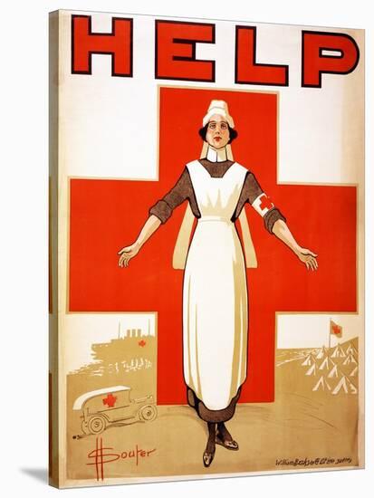Help, 1918-D. H. Souter-Stretched Canvas