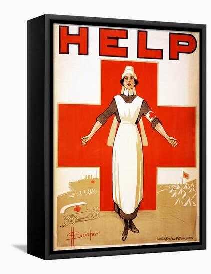 Help, 1918-D. H. Souter-Framed Stretched Canvas