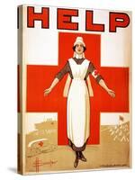 Help, 1918-D. H. Souter-Stretched Canvas